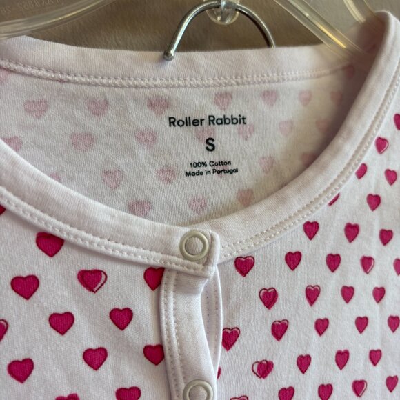 Roller Rabbit White & Red Heart Pajama Set - Picture 4 of 6